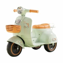 Xe máy điện Vespa 3288 cho bé gái từ 1-3 tuổi với thiết kế dễ thương