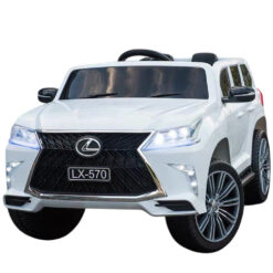 Xe ô tô điện trẻ em 2 chỗ ngồi cao cấp, thiết kế bản quyền Lexus LX570