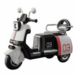 Xe máy điện trẻ em 2 chỗ BJQM03 ngồi đôi tiện lợi cho bé