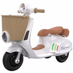 Xe máy điện trẻ em Vespa W03 có giỏ tiện lợi cho bé