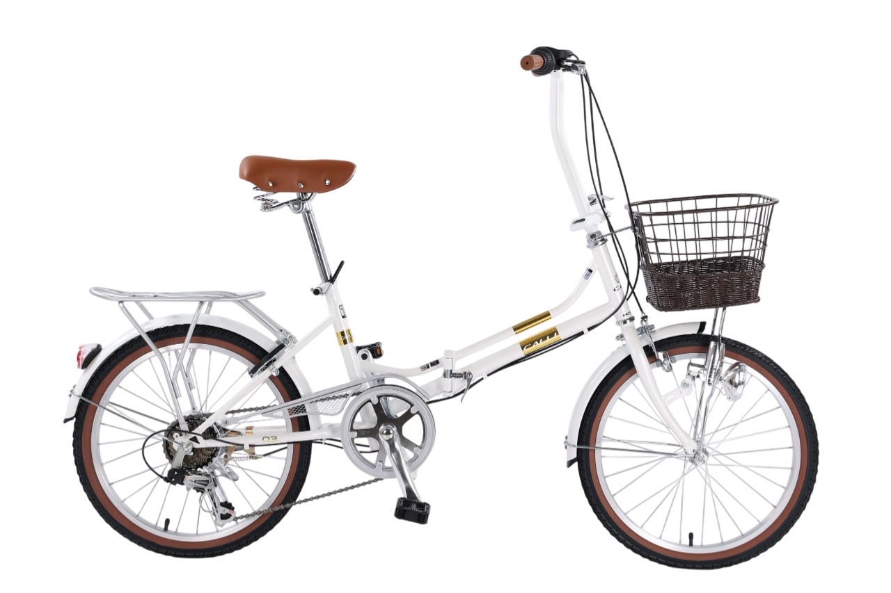 Xe Đạp Gấp Calli Q3 20 Inch Trắng