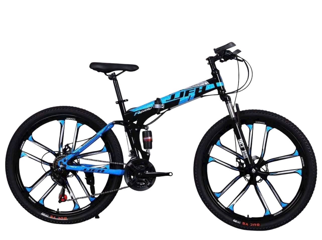 Xe đạp gấp địa hình JJFH màu xanh dương