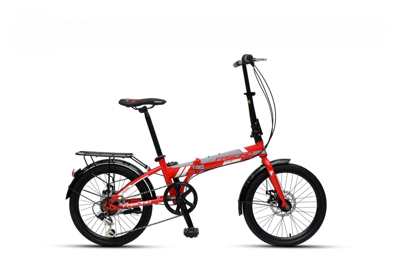 Xe đạp gấp Fascino FD20 đỏ