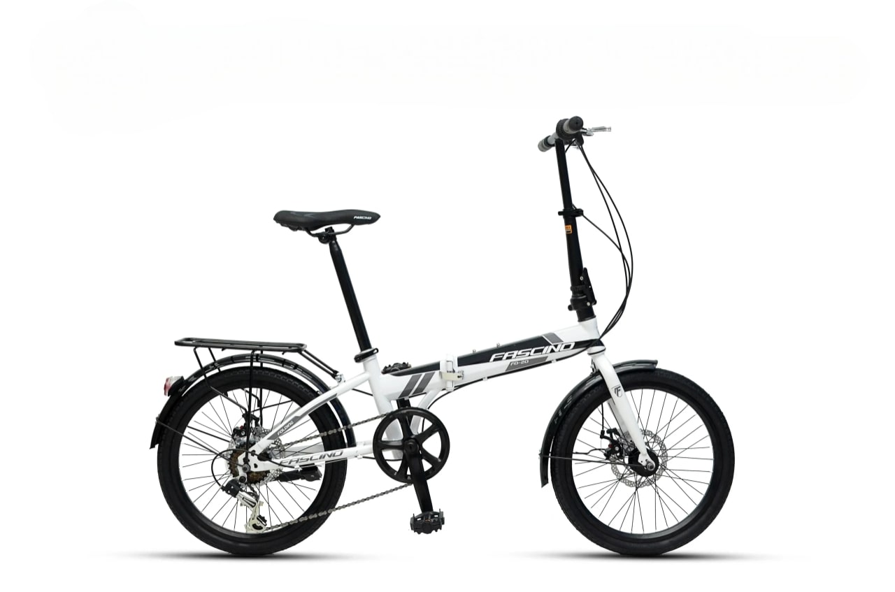 Xe đạp gấp Fascino FD20 trắng