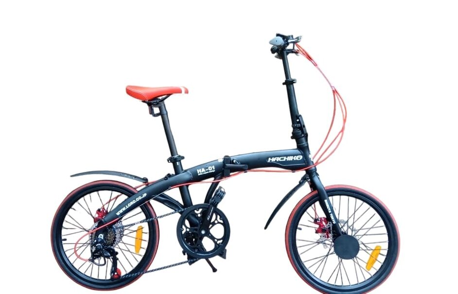 Xe đạp gấp Hachiko HA01 màu đen