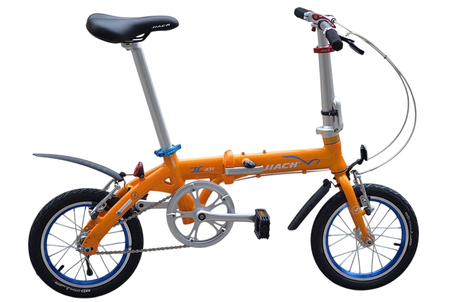 Xe đạp gấp Jiach K3V màu cam