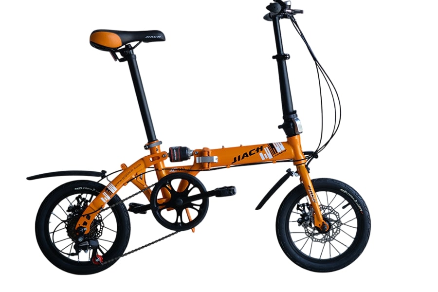Xe đạp gấp Jiach T10 màu cam