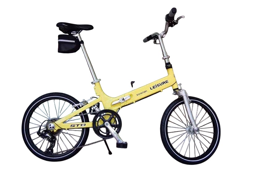 Xe đạp gấp Leisure STB màu vàng