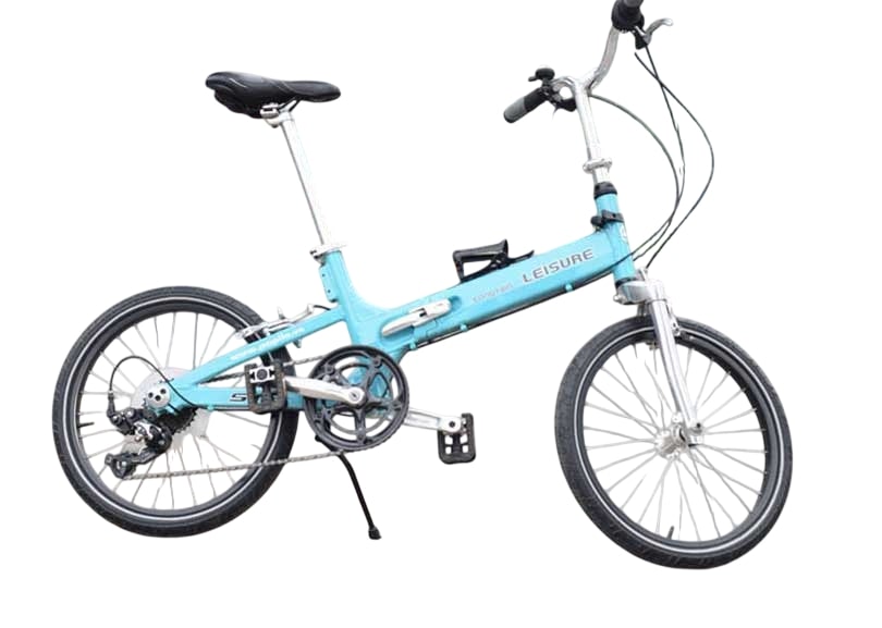Xe đạp gấp Leisure STB màu xanh