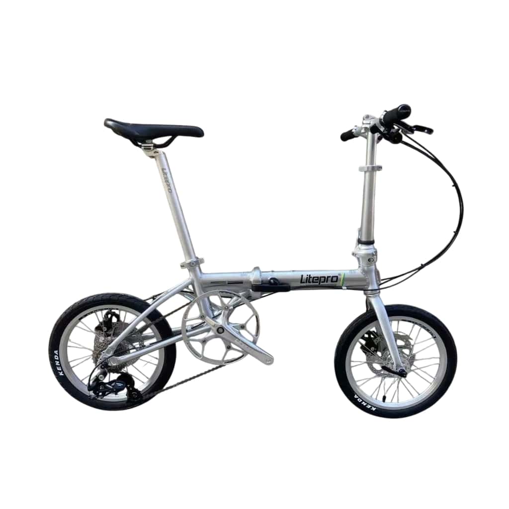 Xe đạp gấp Litepro KAD16 trắng