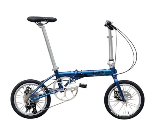 Xe đạp gấp Litepro KAD16 xanh dương