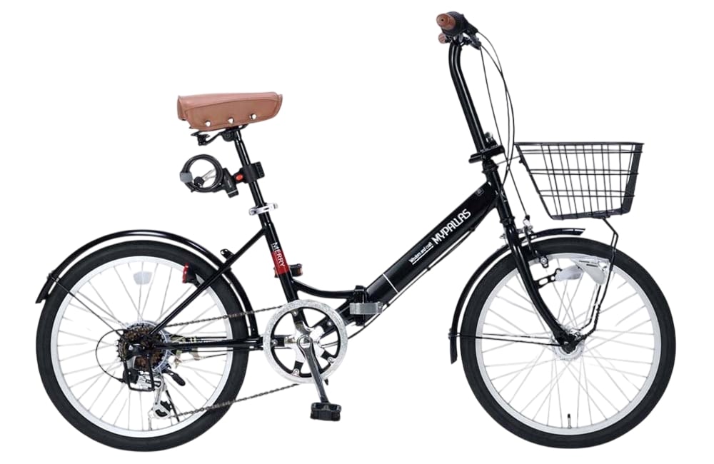 Xe đạp gấp Mypallas M204 MERRY màu đen
