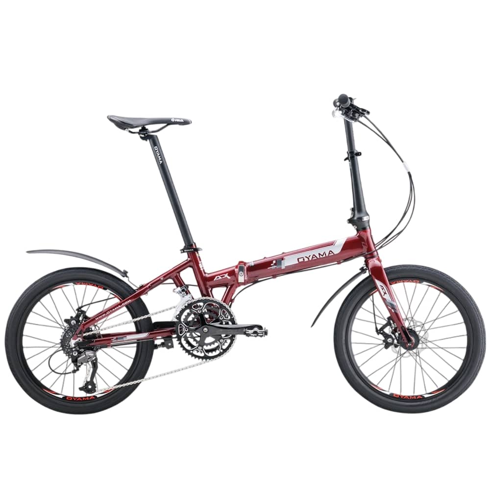 Xe đạp gấp Oyama AX3D màu đỏ