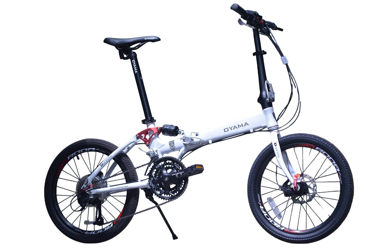 Xe đạp gấp Oyama AX3D màu trắng