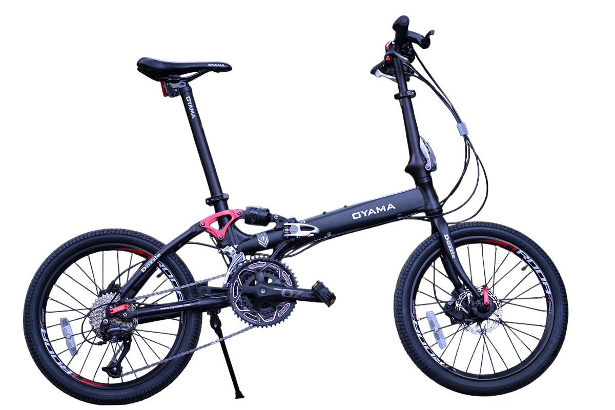 Xe đạp gấp Oyama M990HD màu đen