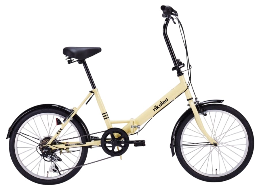 Xe đạp gấp Rikulau Maru vàng
