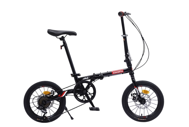 Xe đạp gấp Sanhema 16 inch đen