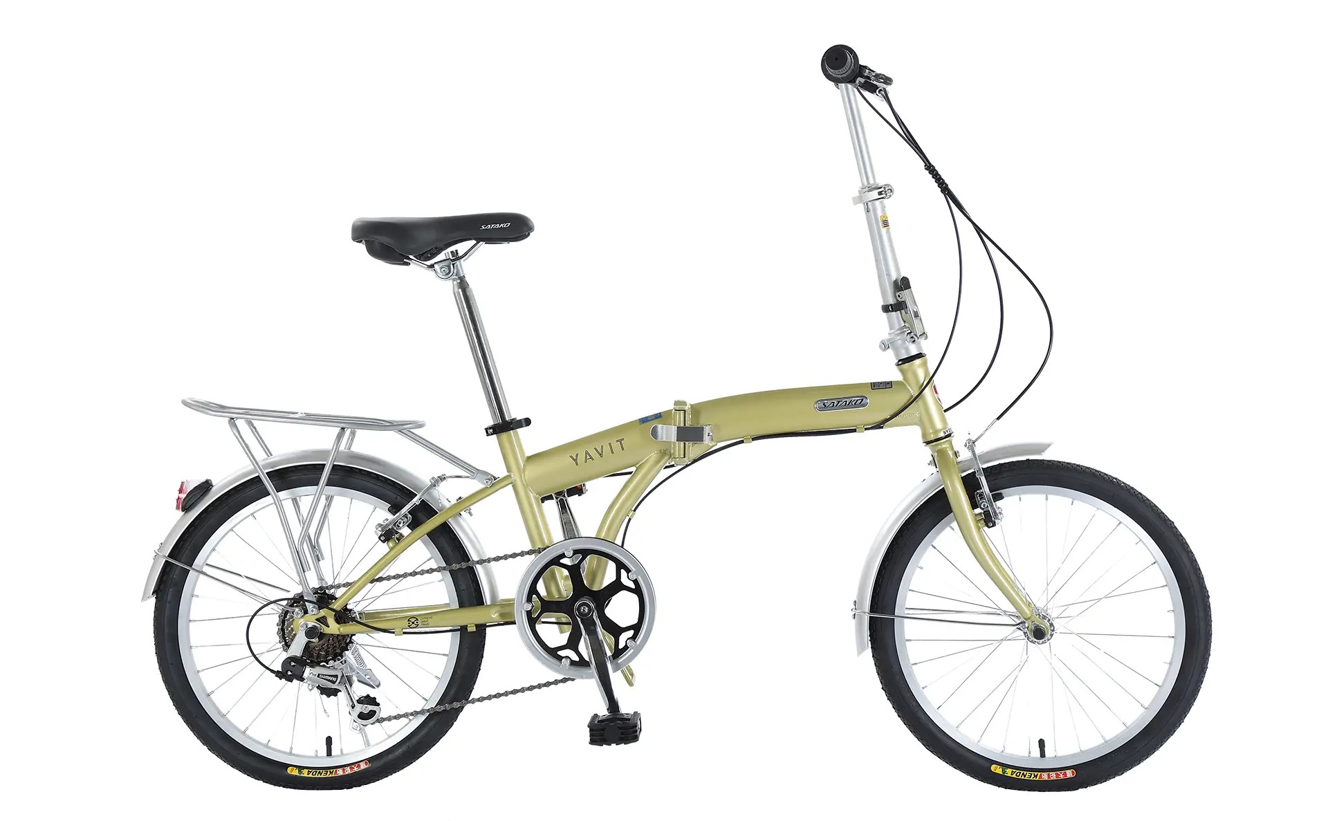 Xe Đạp Gấp Satako Yavit 20 Inch Vàng