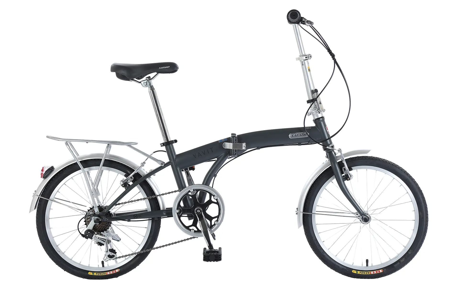Xe Đạp Gấp Satako Yavit 20 Inch Xám