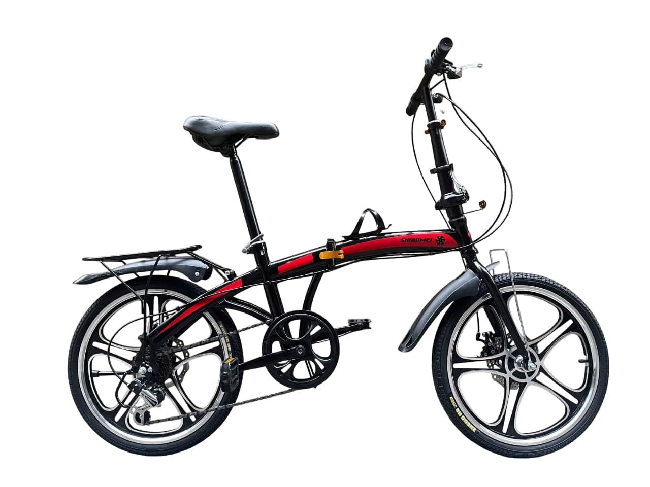 Xe đạp gấp Shibomei V3 đen