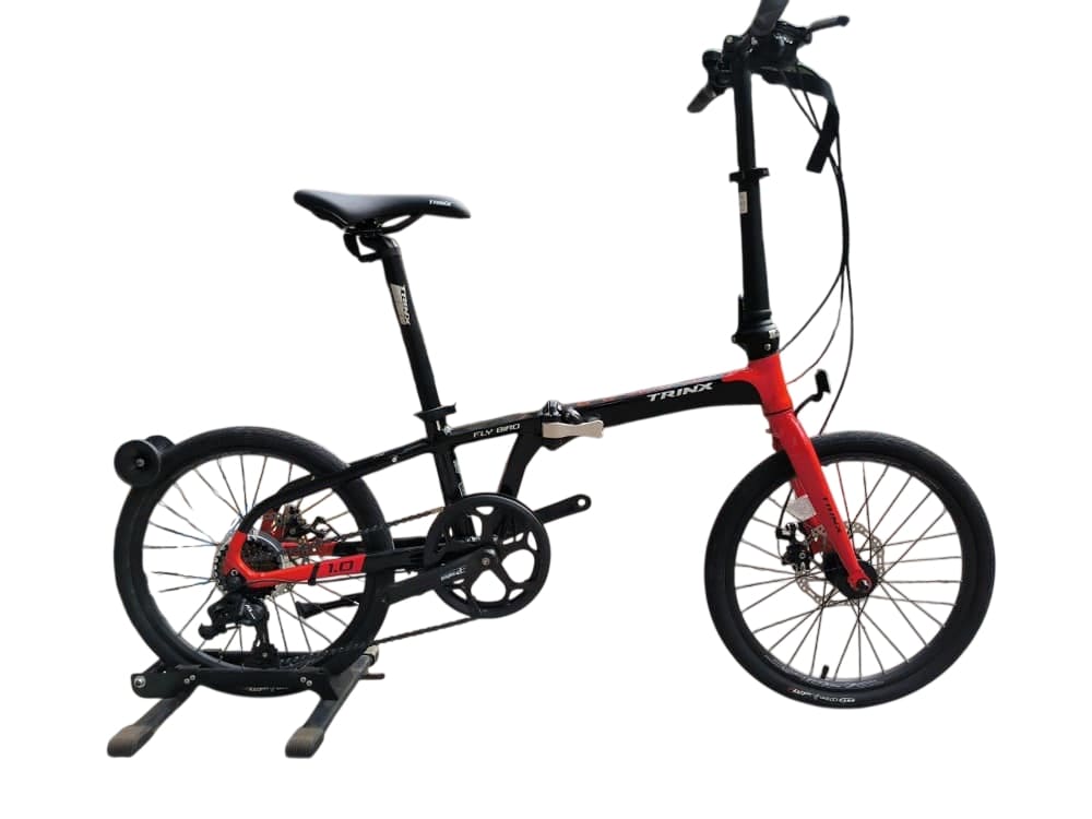 Xe đạp gấp TrinX FlyBird 1.0 bánh 20 màu đỏ đen