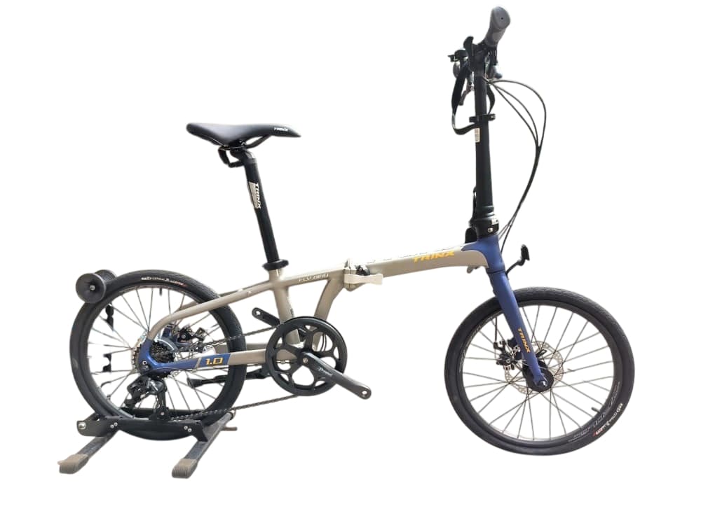 Xe đạp gấp TrinX FlyBird 1.0 bánh 20 màu xám