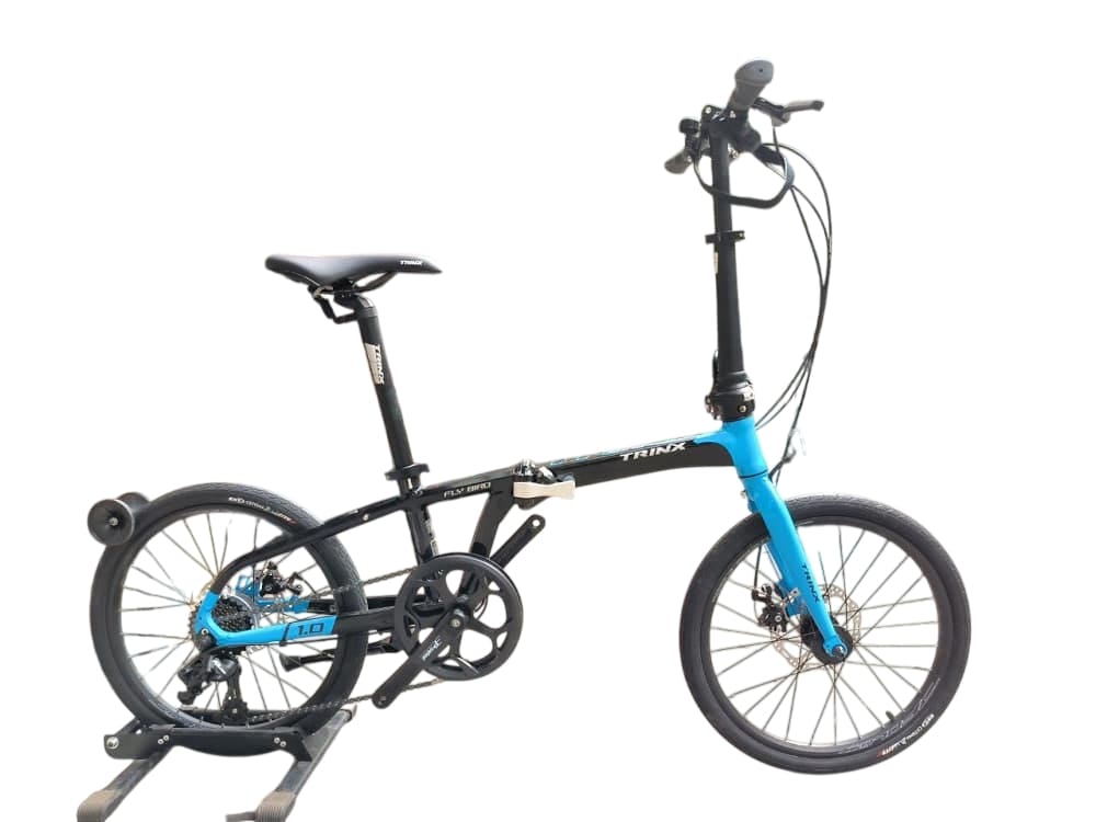 Xe đạp gấp TrinX FlyBird 1.0 bánh 20 màu xanh