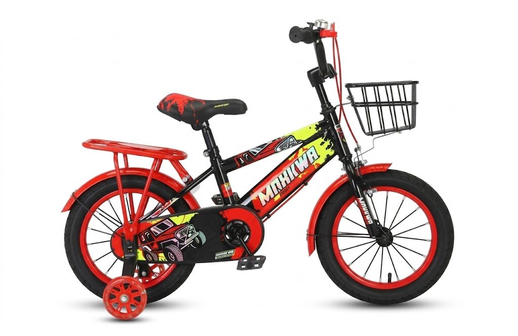 Xe đạp trẻ em Maxkwa 12 Inch màu đỏ